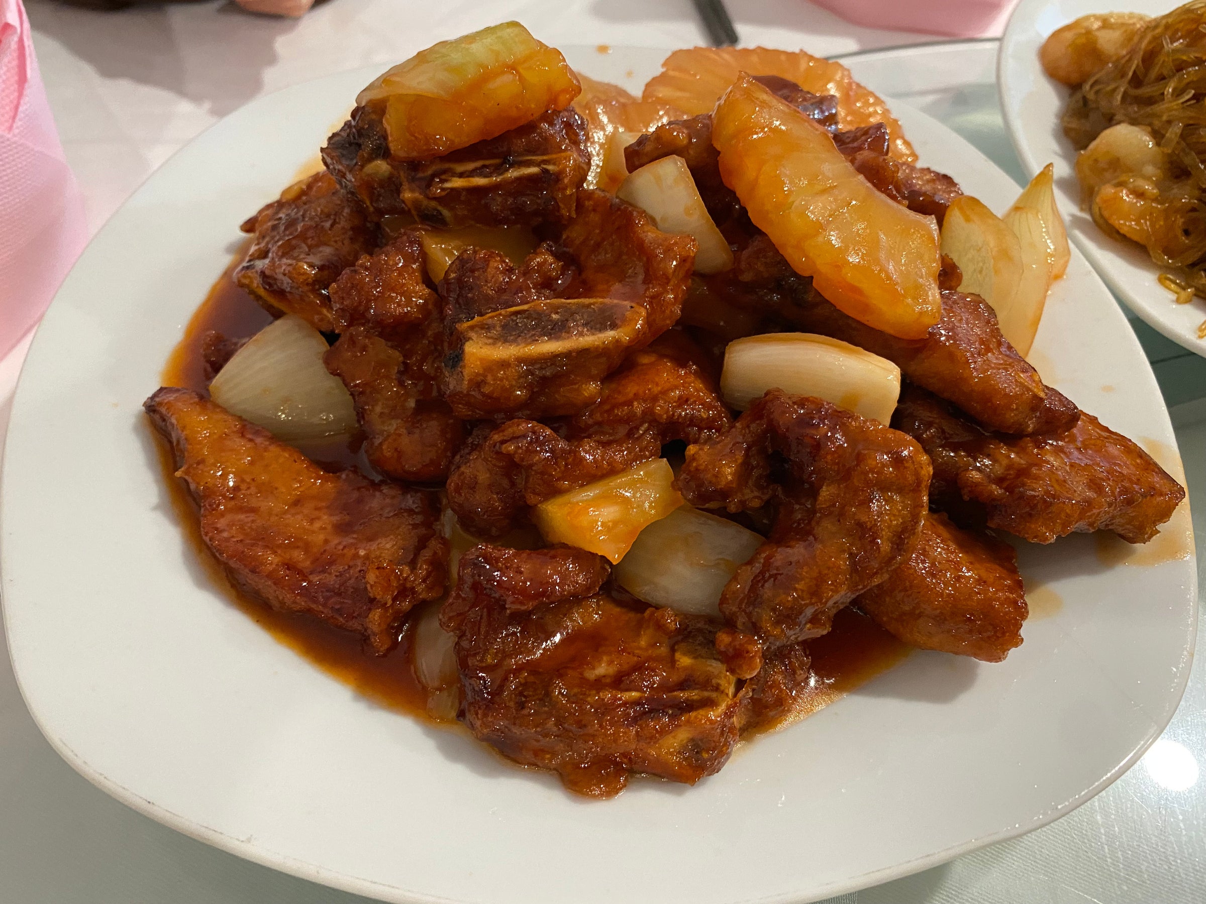 Chinese Peking Spare Ribs Recipe Chinese Pork Ribs In Plum Sauce